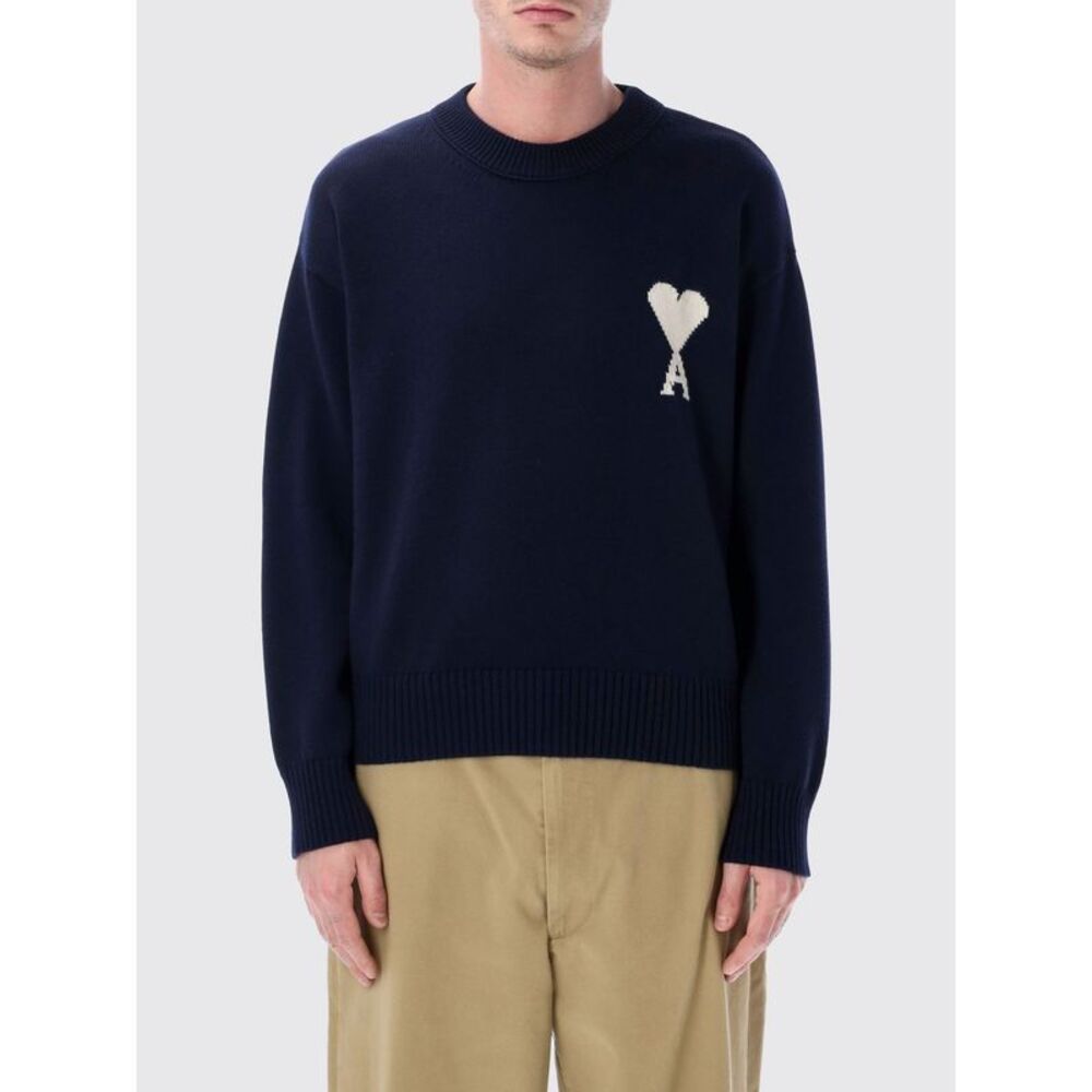 Ami Paris Sweater Men Blue